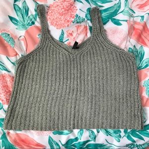 cropped tank top